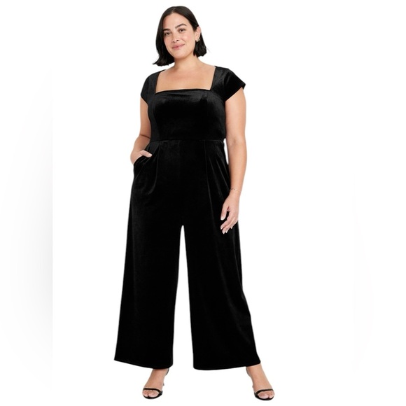 NWT Old Navy Fit & Flare Velvet
Jumpsuit Size 3X Rave Witchy Whimsigoth Whimsy - Picture 6 of 13